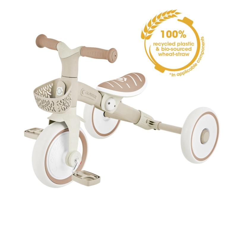 Globber - Learning Trike 2-In-1 Plus Ecologic - Sand