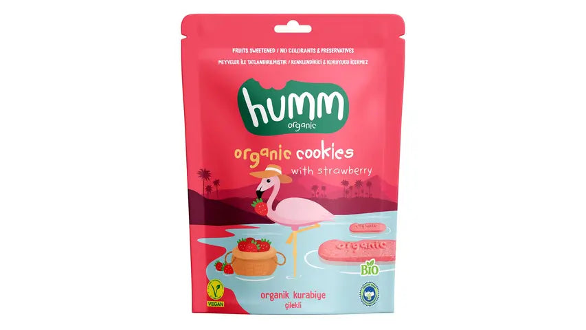 بسكويت هم العضوي بالفراولة (55g)