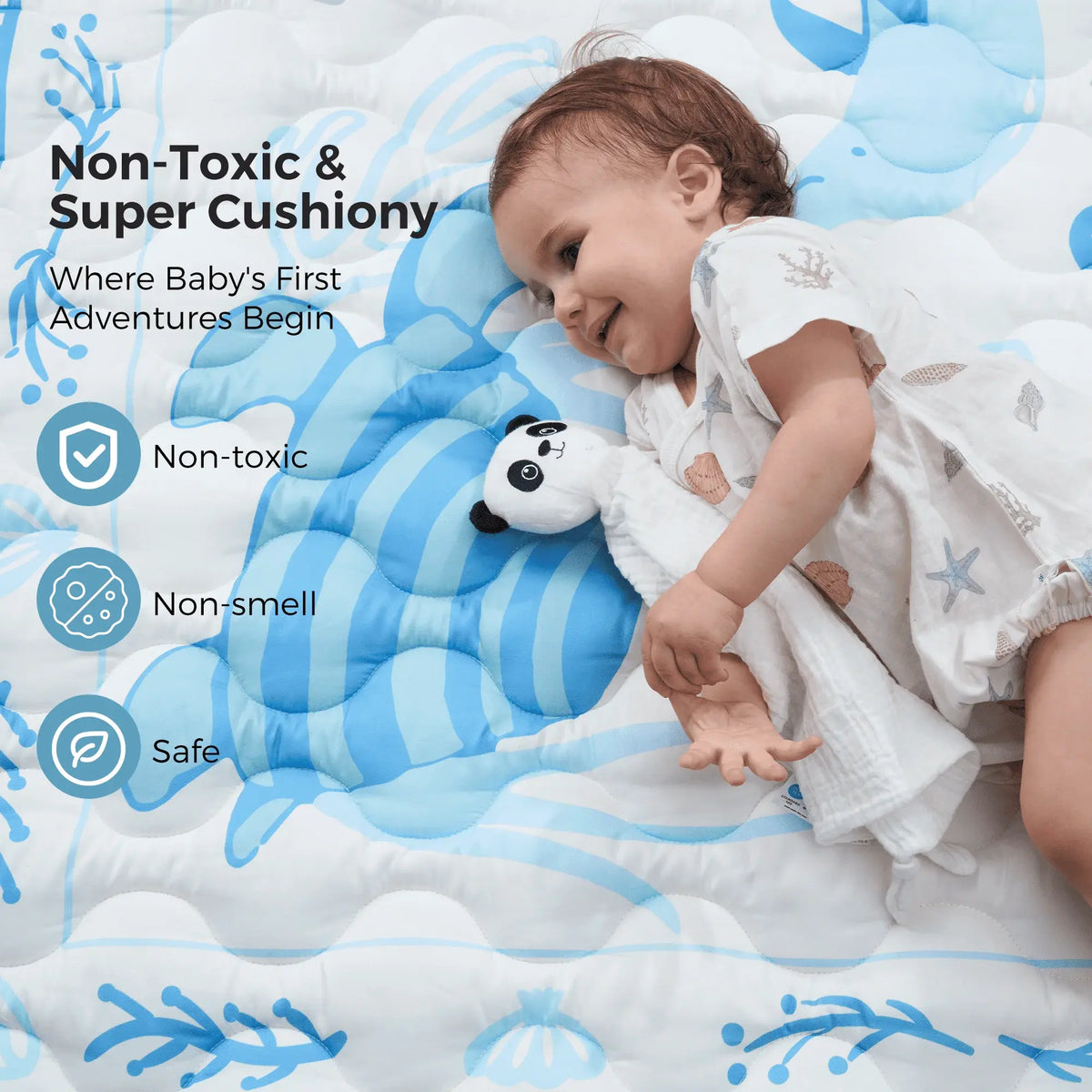 حصيرة لعب محمولة للأطفال Momcozy