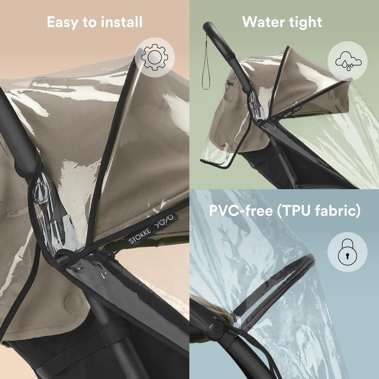 Stokke YOYO3 6+ Rain Cover (Clear)