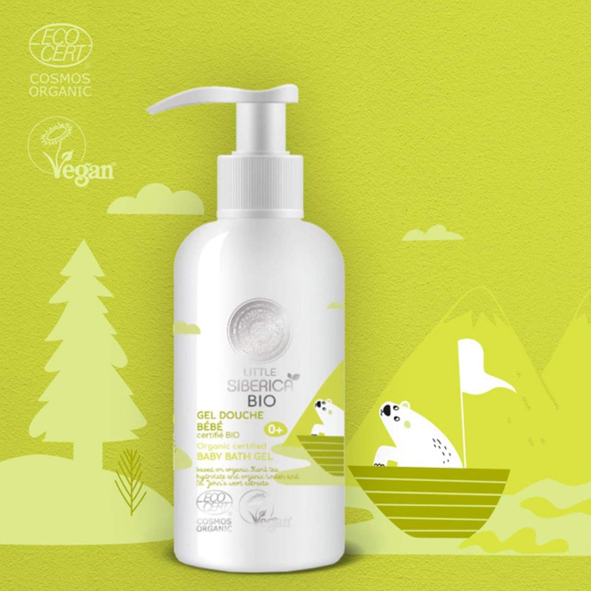 حمّام الأطفال العضوي المعتمد من ليتل سيبيركا من ناتورا سيبيركا (250ml)