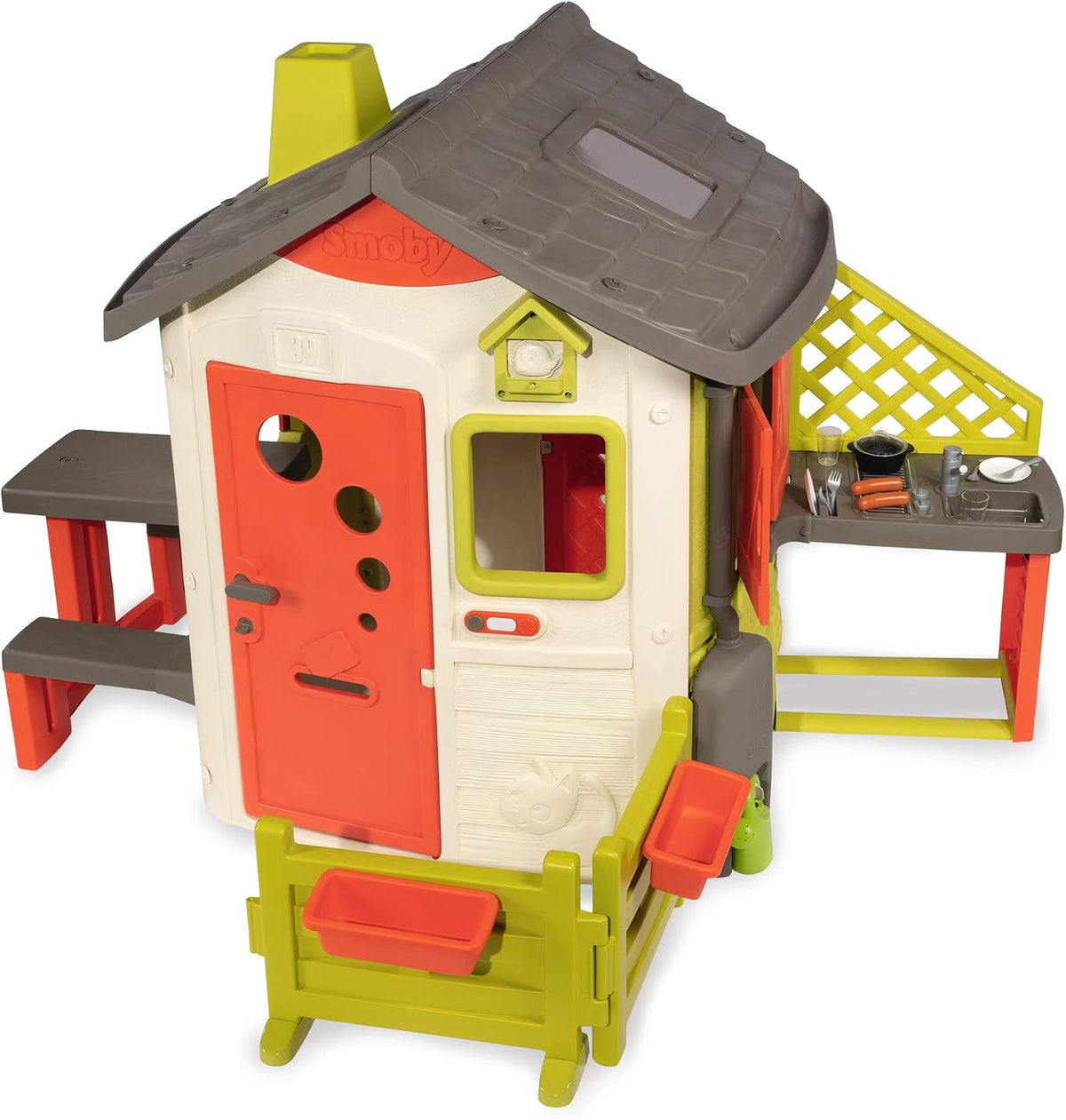 Smoby - Neo Jura Lodge Outdoor Playhouse