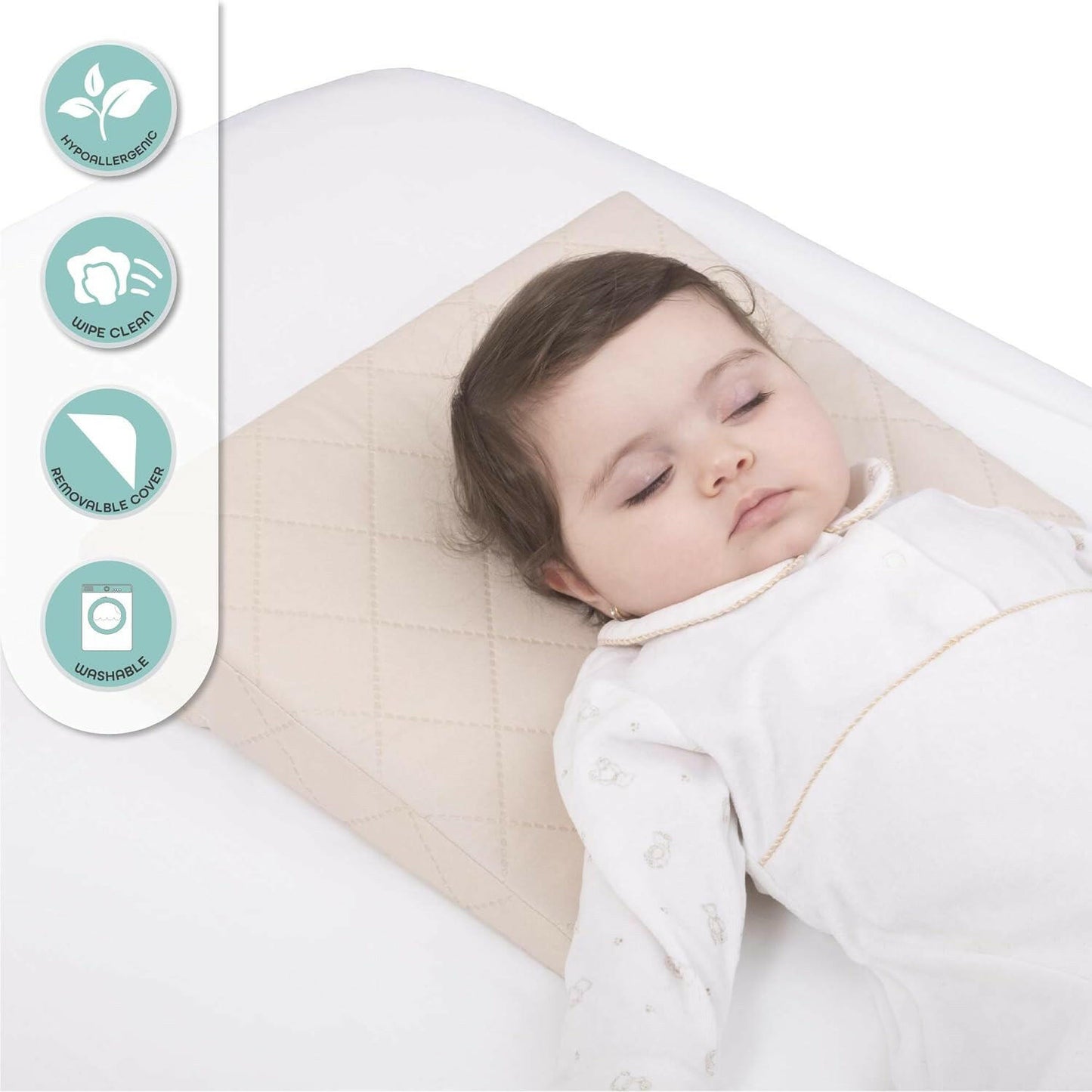 MOON Universal Crib Wedge - Beige