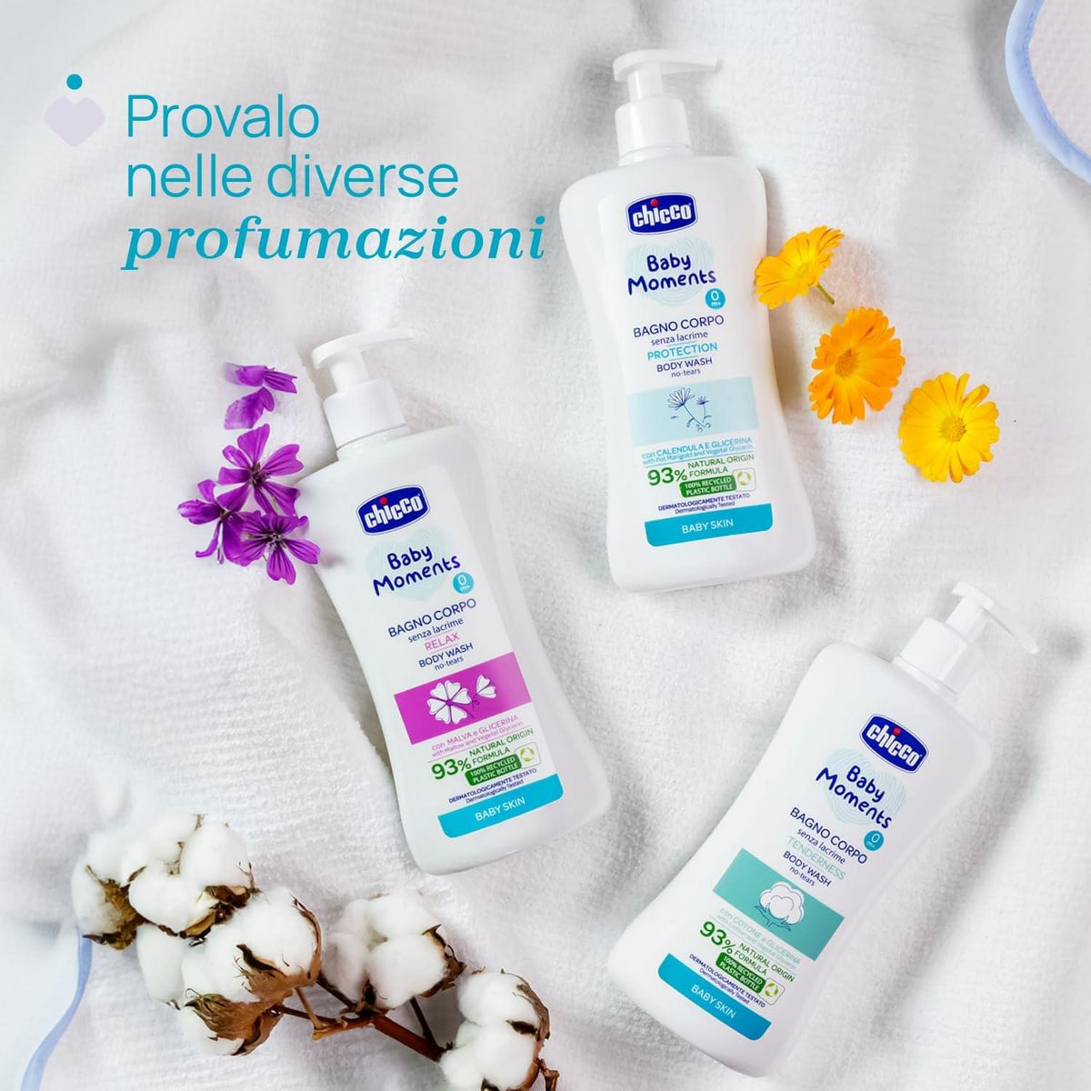 Chicco Baby Moments Body Wash Protection - 500ML