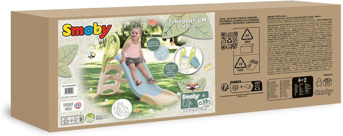 Smoby - Life GM Garden Slide With Water Connection