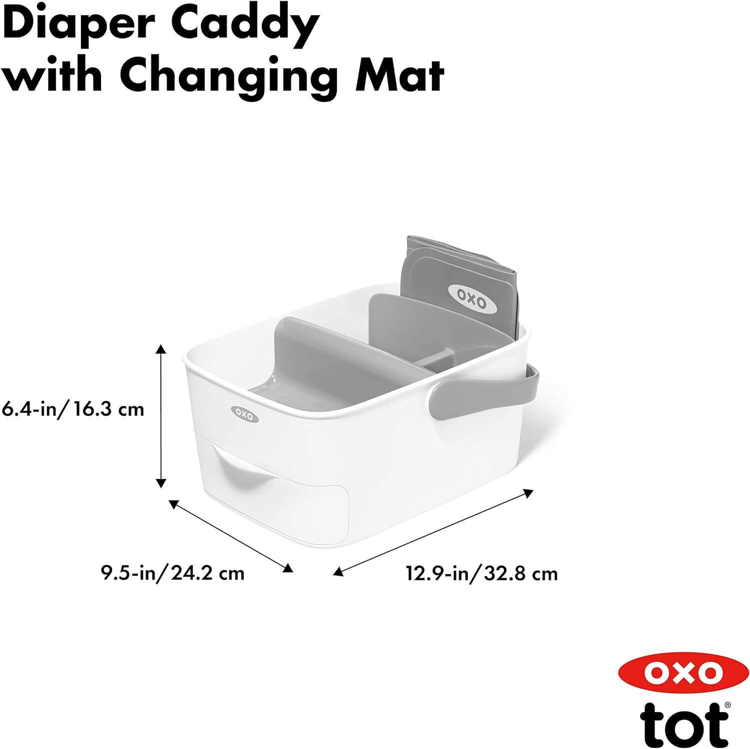 OXO Tot Diaper Caddy - Gray