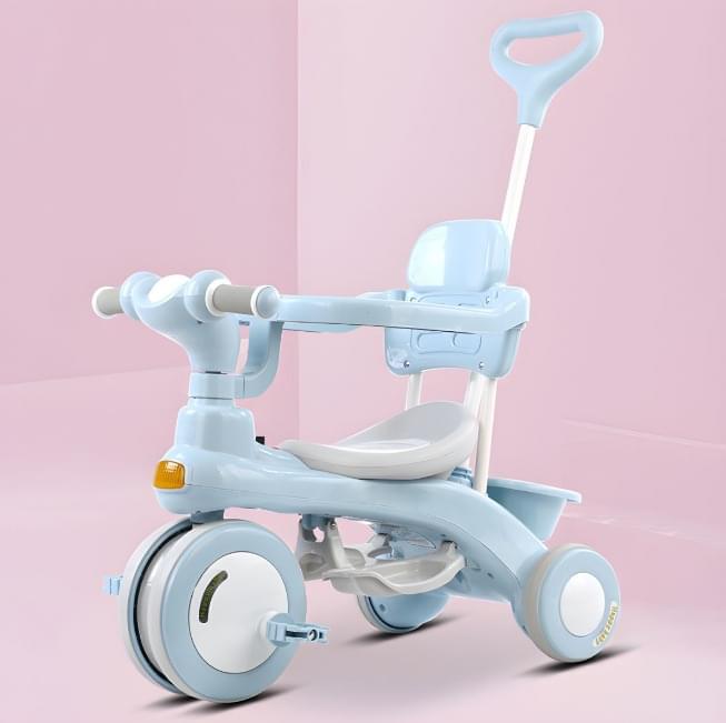 Tobbi Kids Tricycle with Handle for Kids – Blue