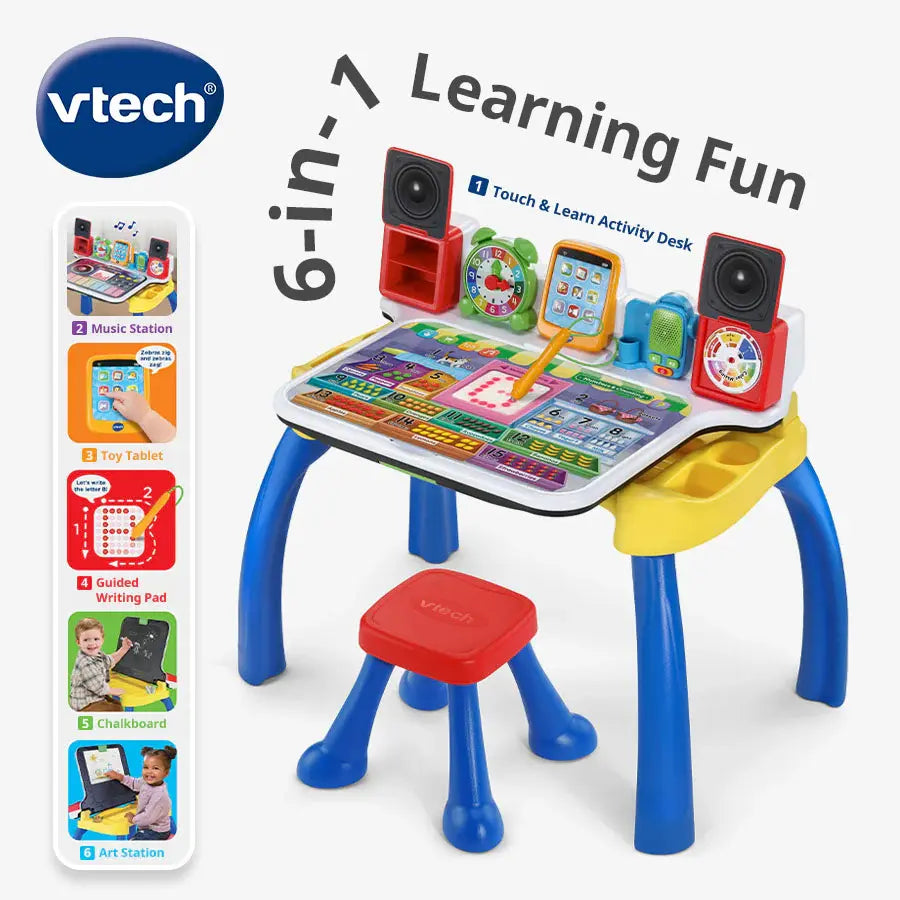 طاولة أنشطة تعليمية وترفيهية 6 في 1 من VTech