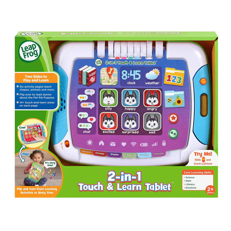 LeapFrog 2 In 1 Touch & Learn Tablet (Bilingual English & Arabic)