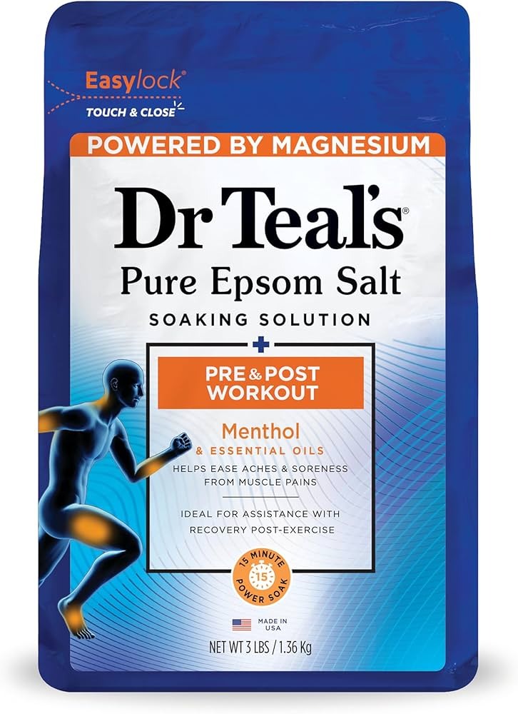 Dr Teal's Pre Post 3lb Epsom Salt (1.36kg)