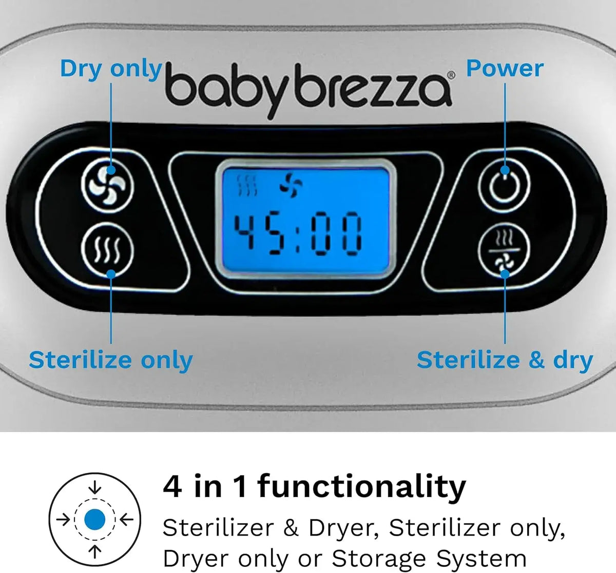 Baby Brezza Bottle Sterilizer and Dryer Machine (White)