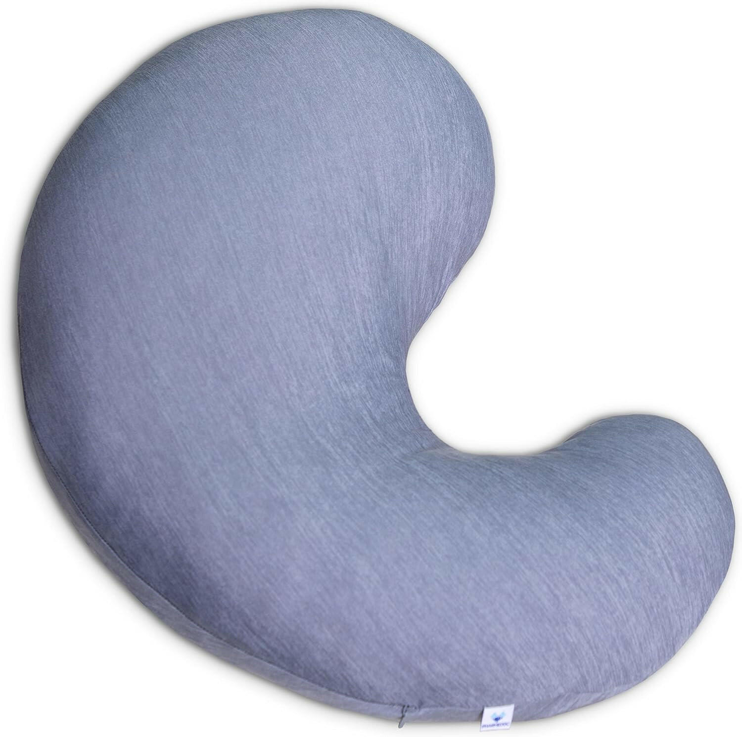Pharmedoc My Little Bean Nursing Pillow - Dark Grey Cooling Fabric