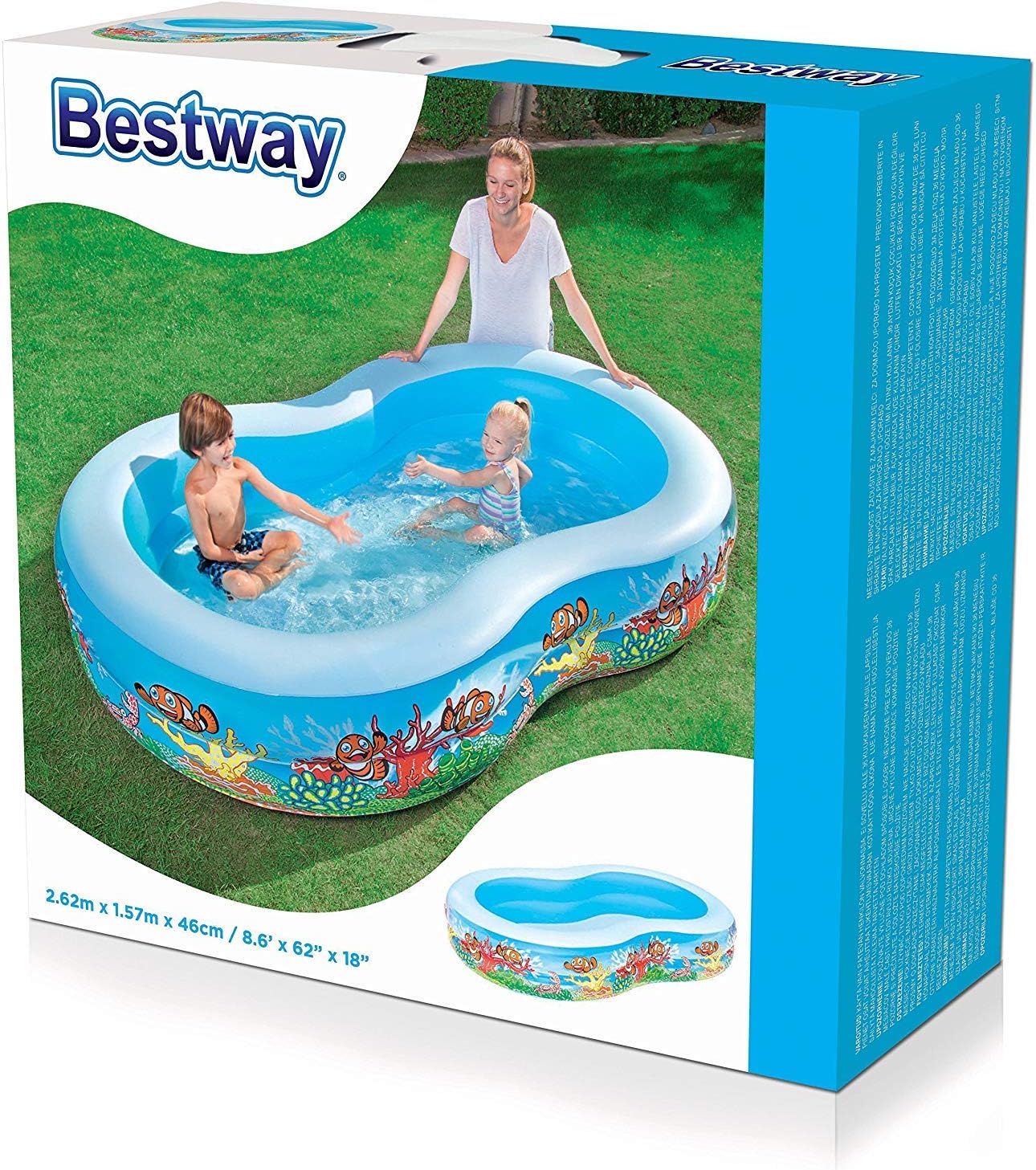 Bestway Play Pool (8.6' x 62" x 18"/2.62m x 1.57m x 46 Cm)