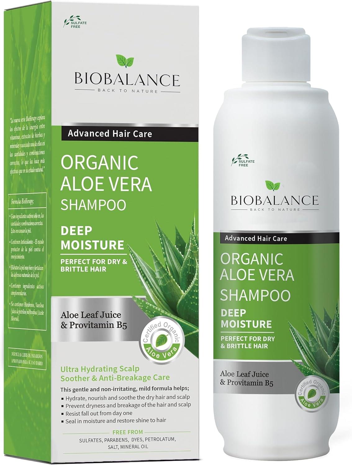 Biobalance Organic Faster Hair Growth Shampoo (Aloe, 330ml)