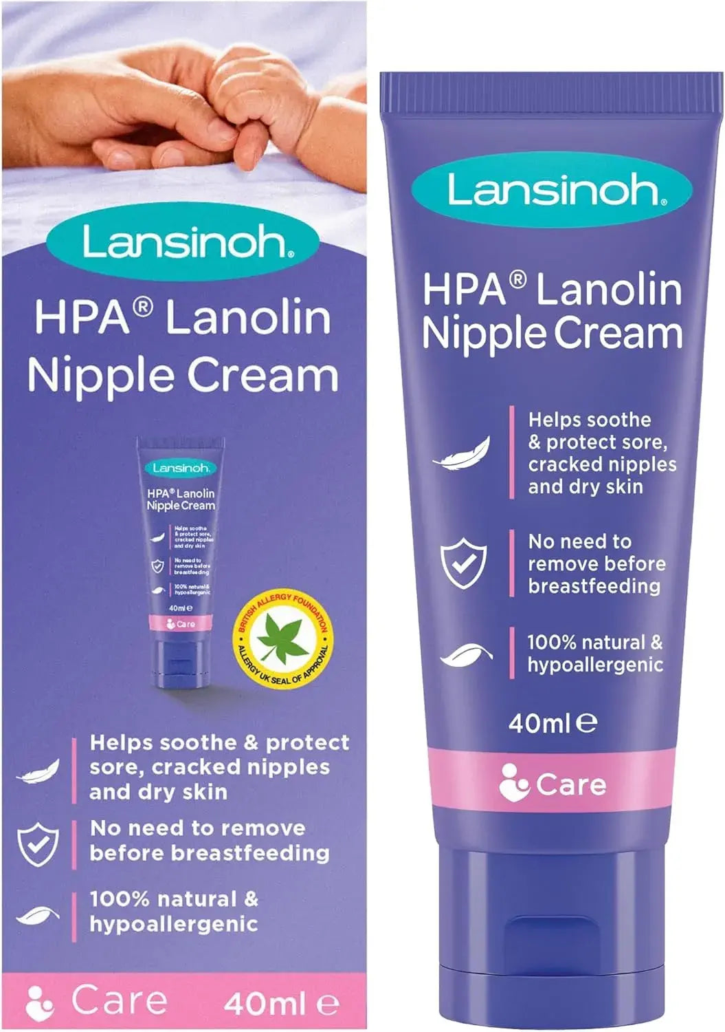 Lansinoh HPA Lanolin Nipple Cream for Sore Nipple (10ml)