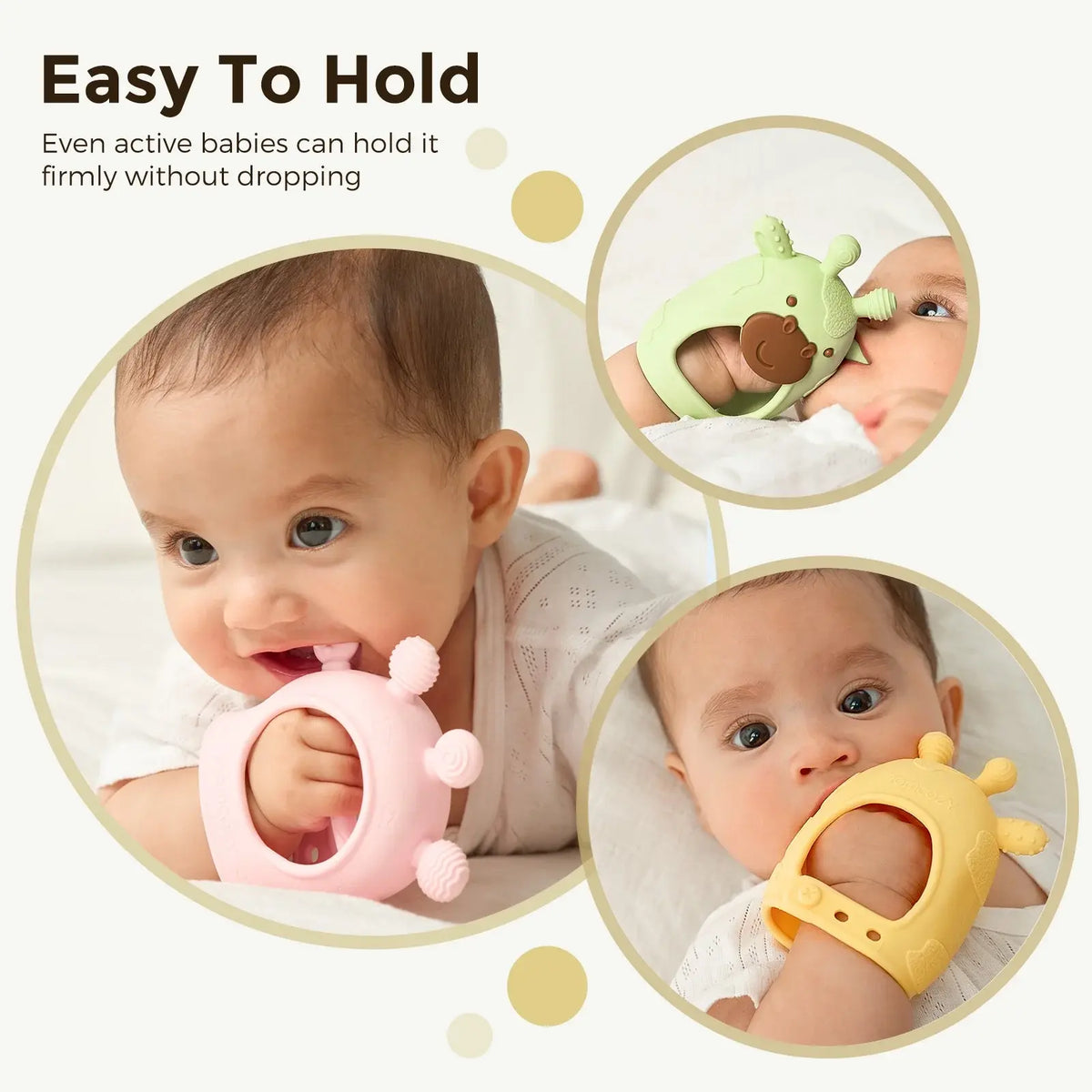 ألعاب عضّ للأطفال من Momcozy - قفاز التسنين