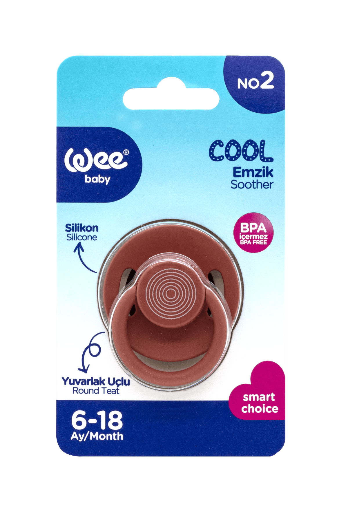 Wee Baby Cool Round Teat Soother (6-18m)