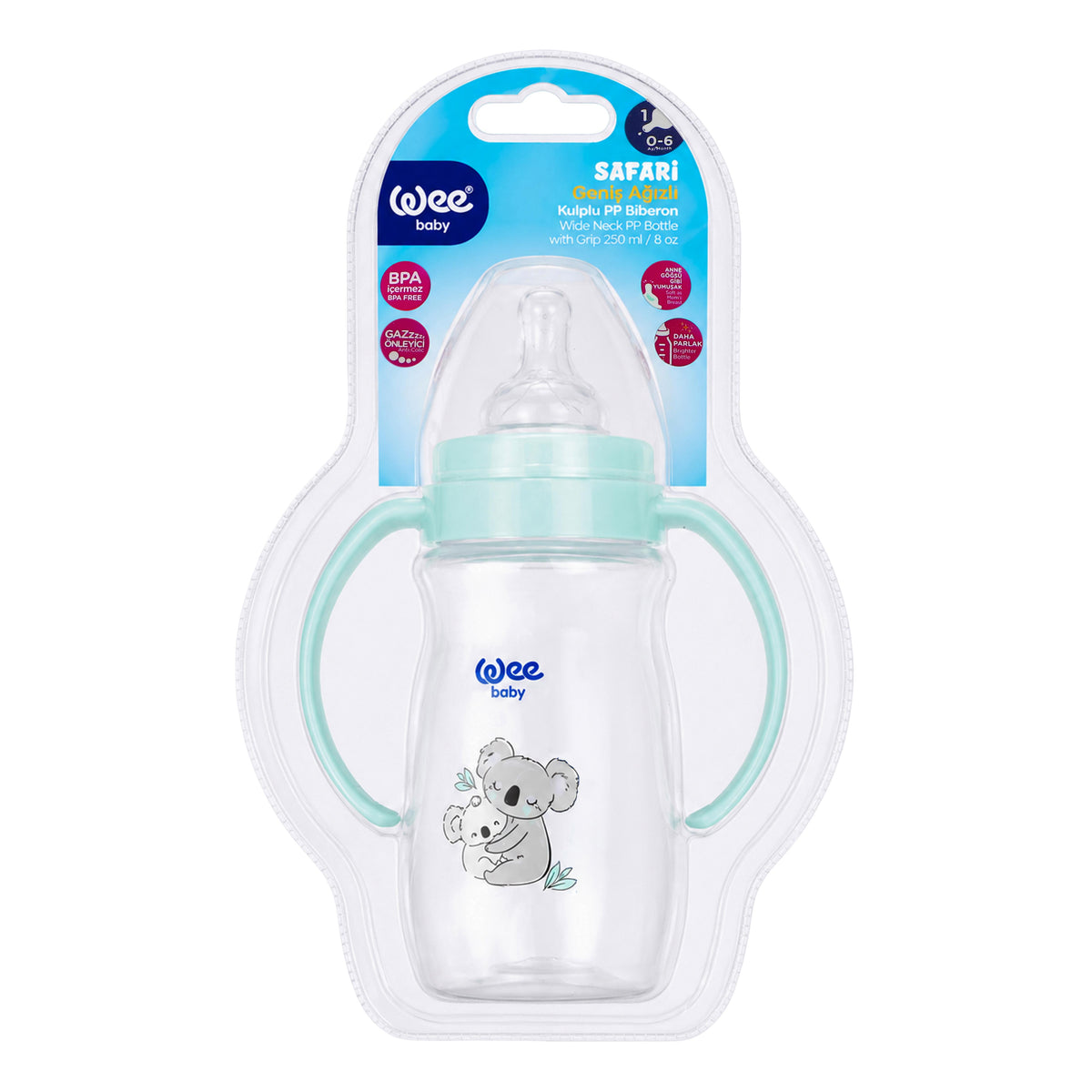Wee Baby Safari PP Feeding Bottle With Grip