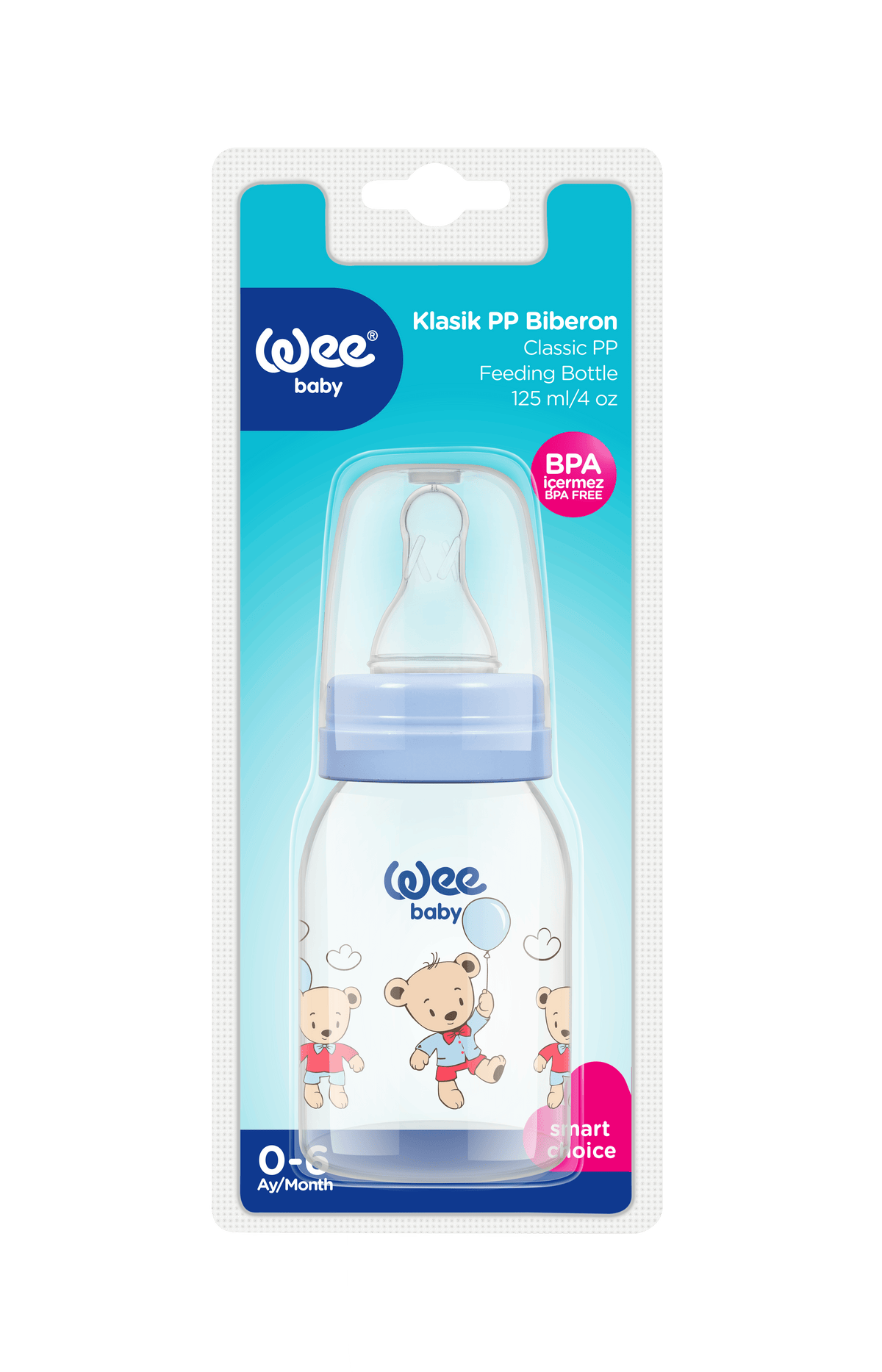 Wee Baby Classic PP Feeding Bottle (125ml)