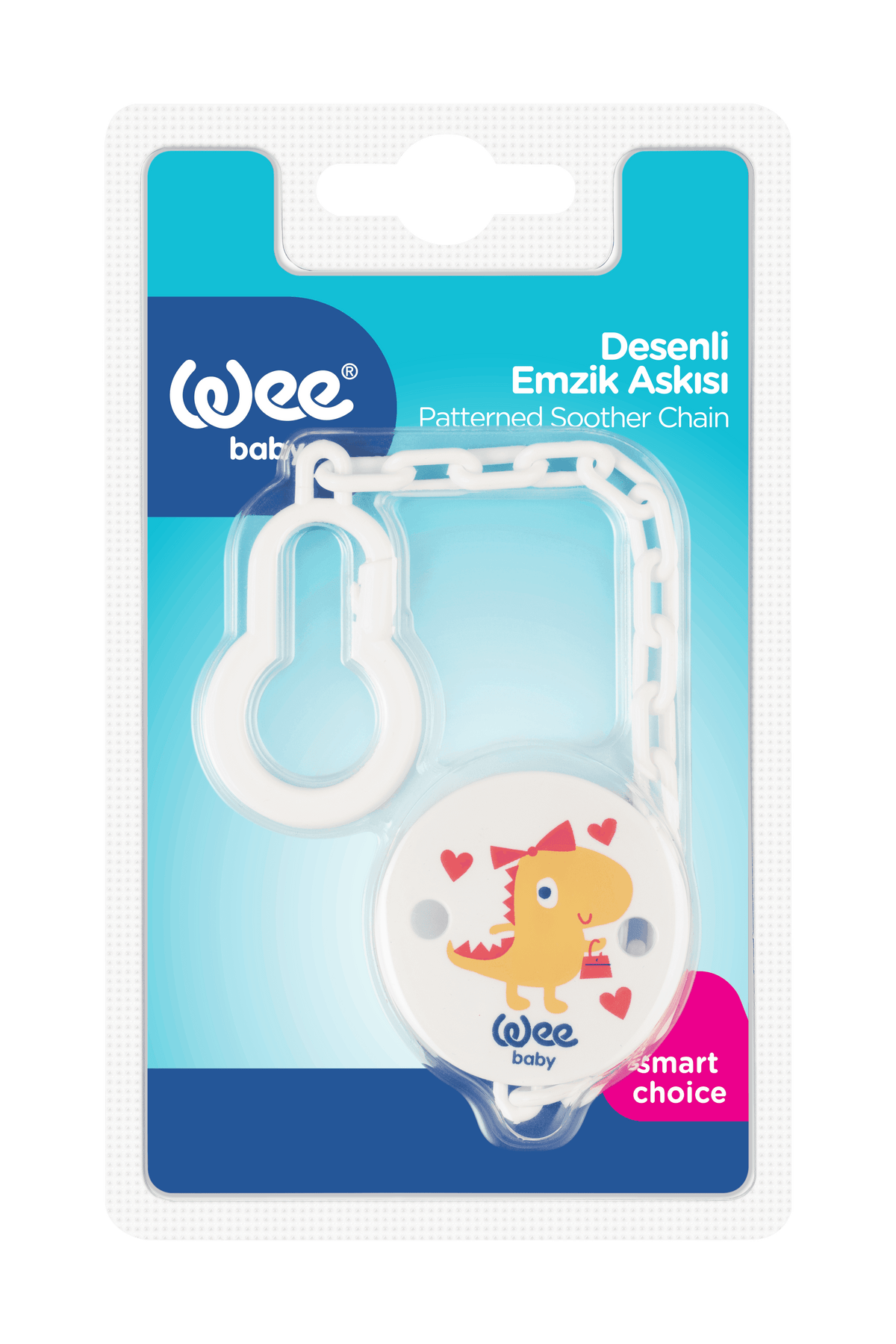 Wee Baby Patterned Soother Chains (Assorted)