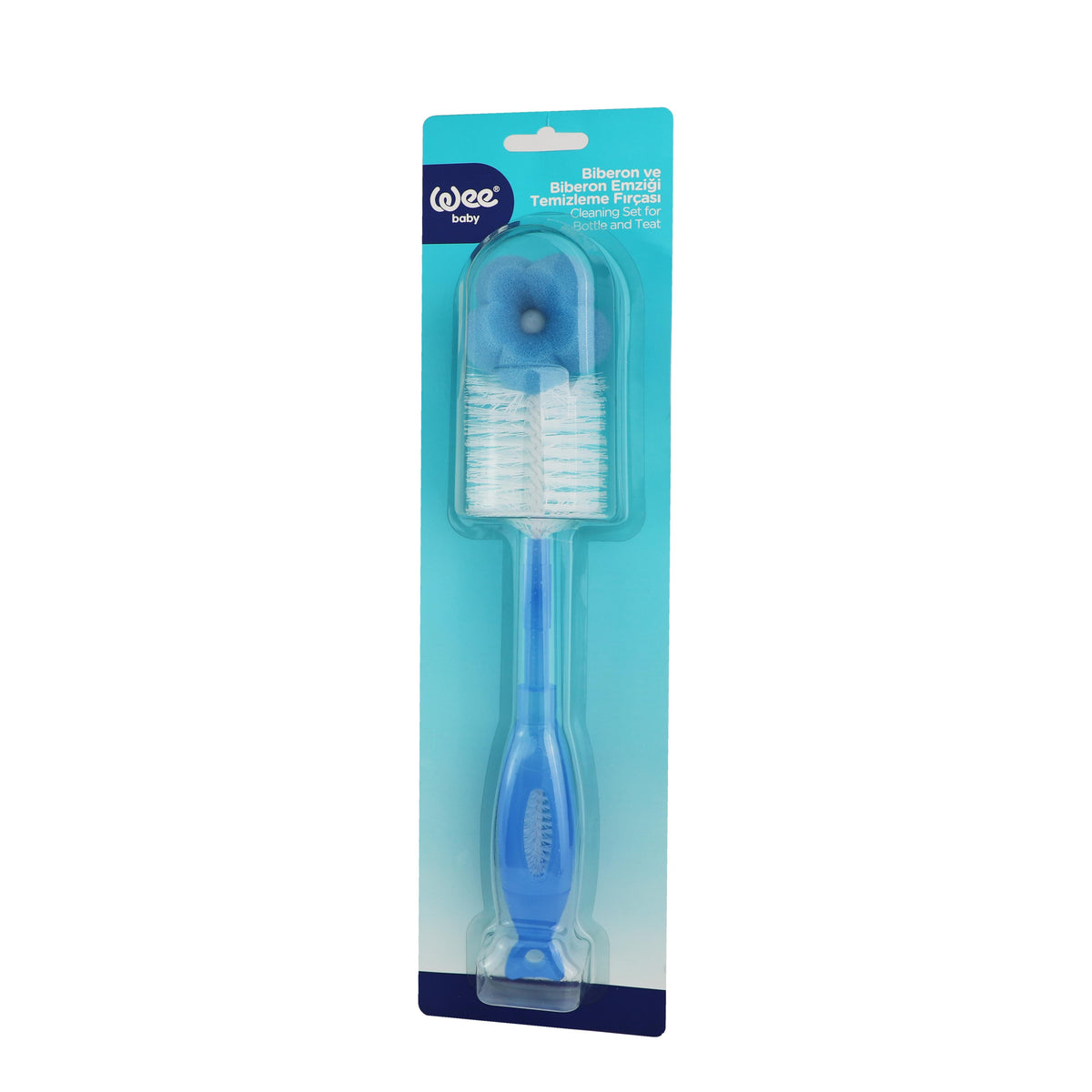 Wee Baby Feeding Bottle and Nipple Cleaning Brush Set