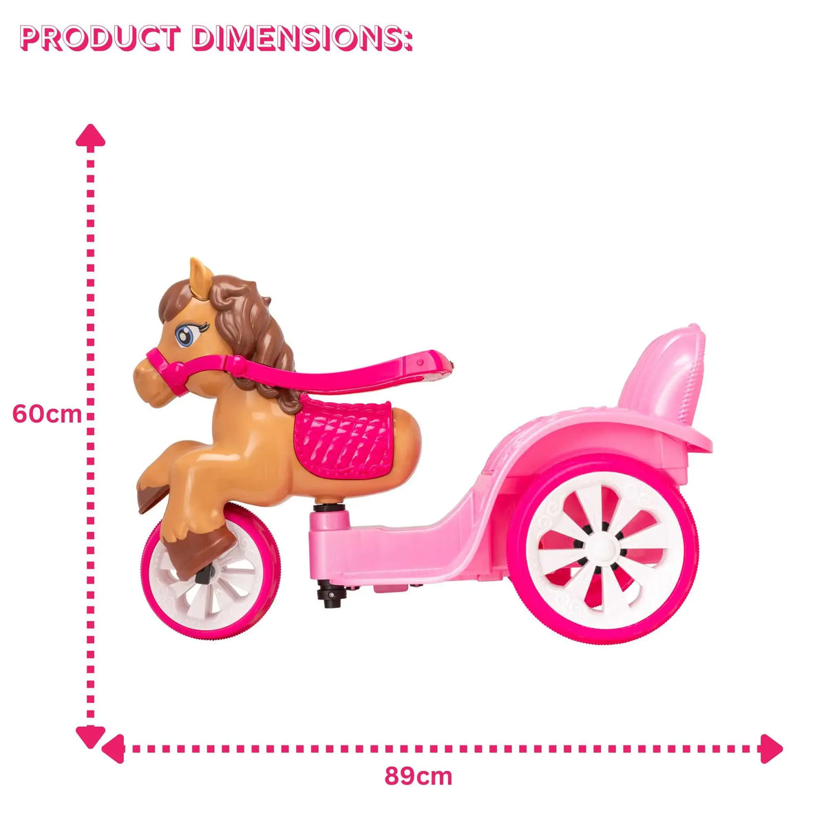HTI Evo Ride On Pony Carriage 6v