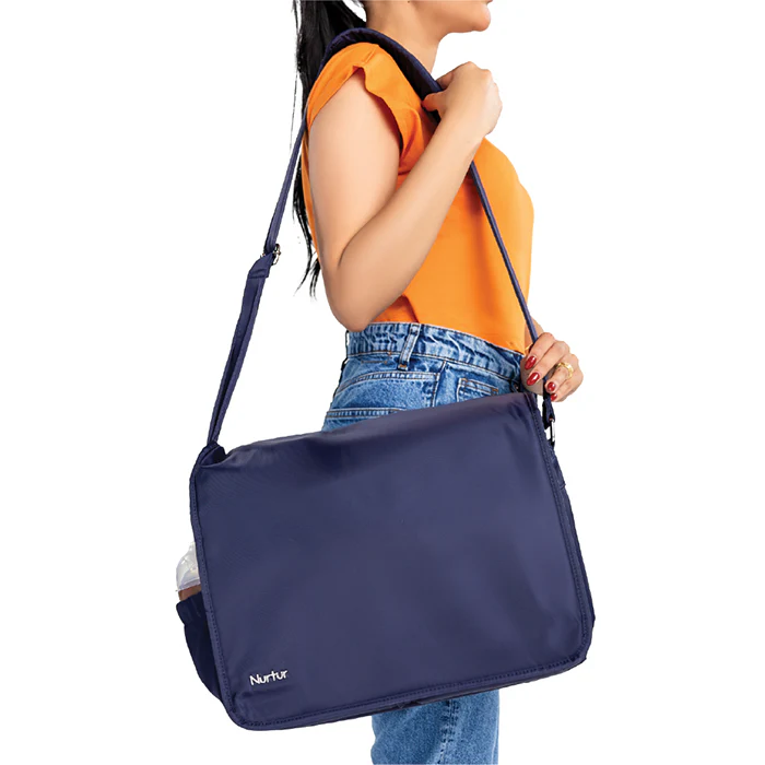 Nurtur Metro Diaper Bag With Bottle Insulator and Changing Pad