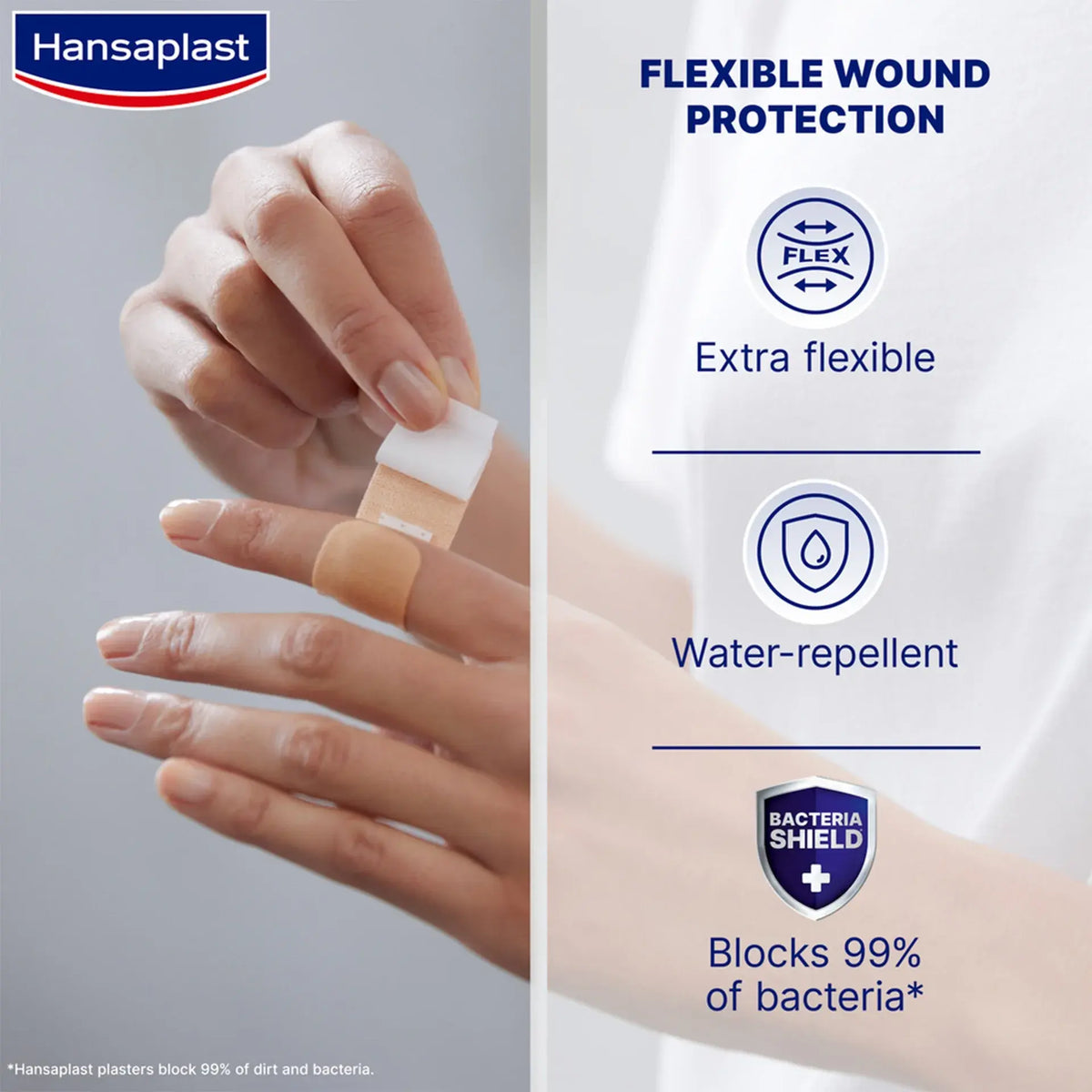 Hansaplast Elastic Flexible (20 Pcs)