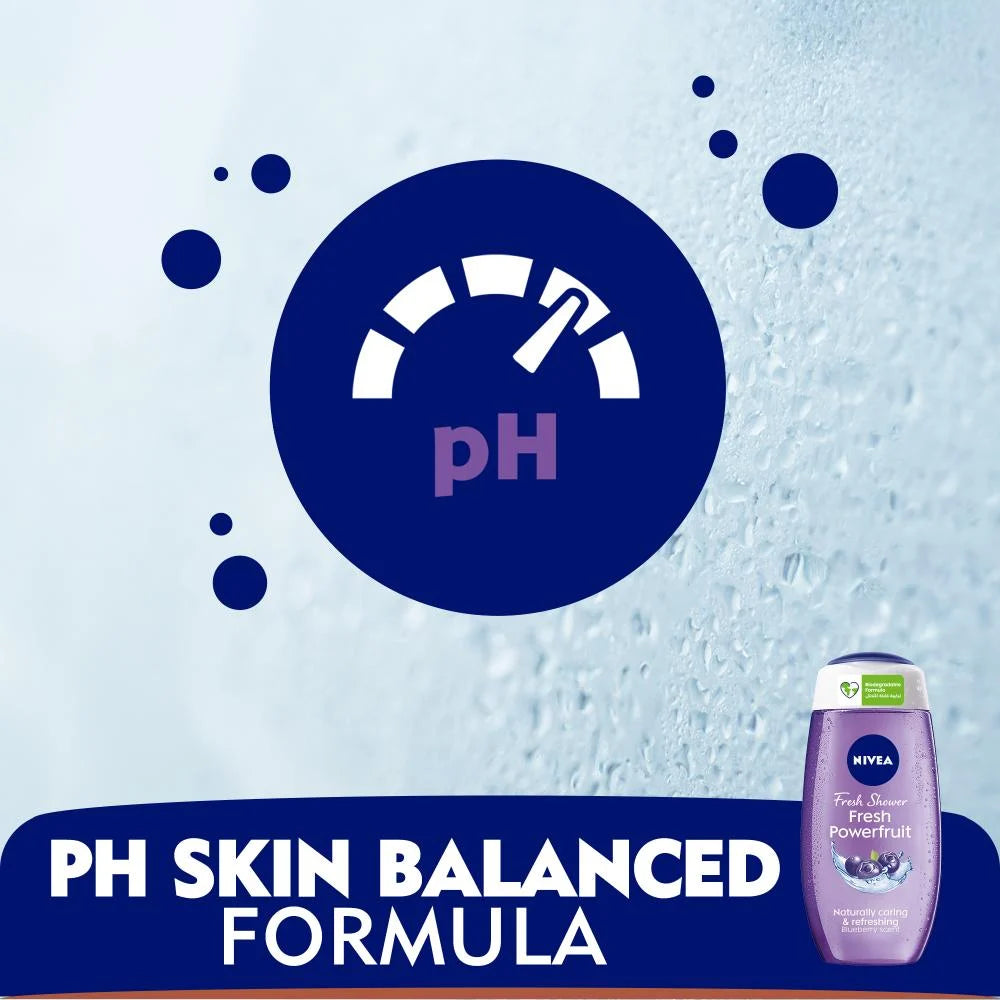 جل استحمام نيفيا بالفواكه المنعشة (250ml)