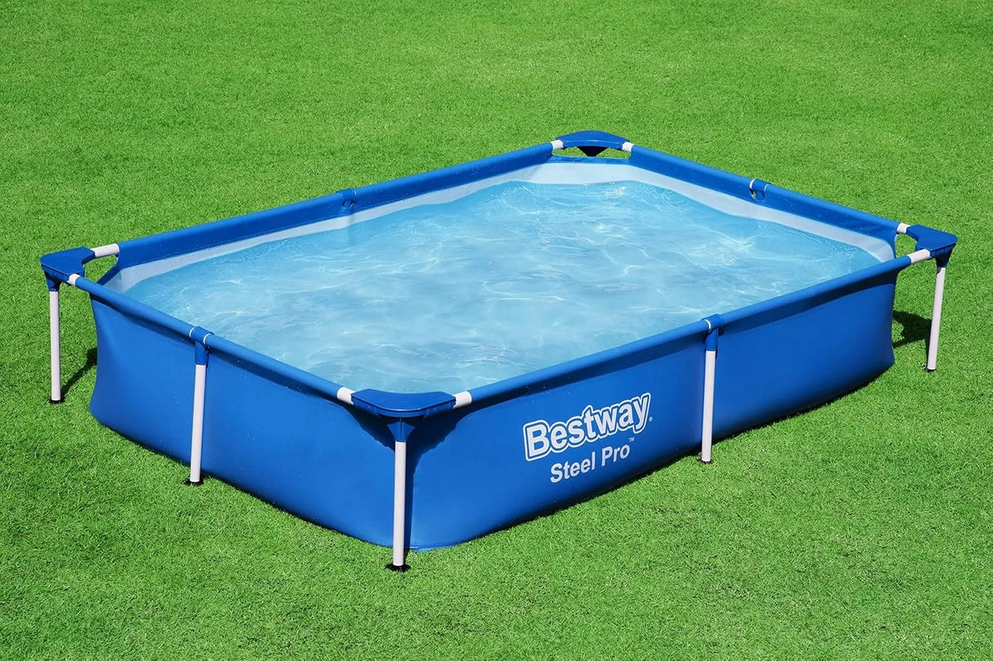 مسبح ستيل برو من بيست واي (2.21m × 1.50m × 0.43m)