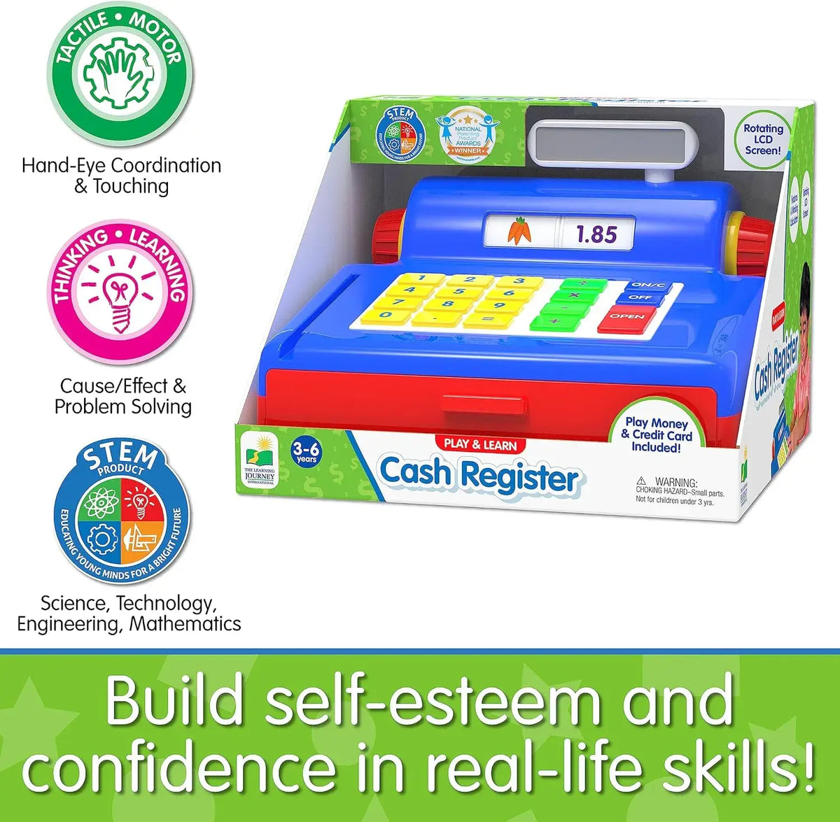 The Learning Journey Play & Learn Cash Register