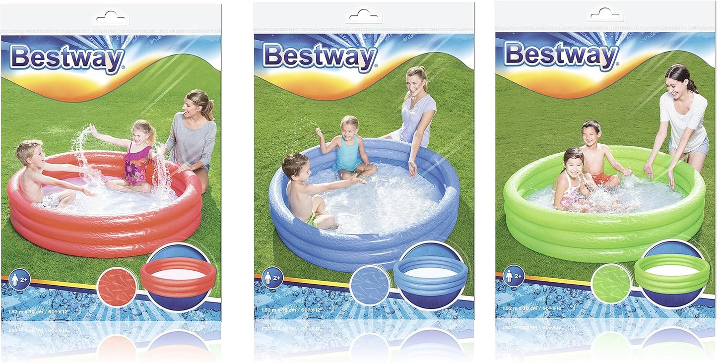 Bestway Inflatable Play Pool (1.83cm x 33cm, Assorted Color)
