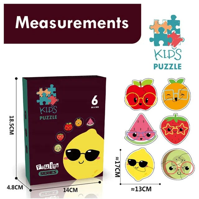 Little Story 6-in-1 Matching Puzzle – Fruits