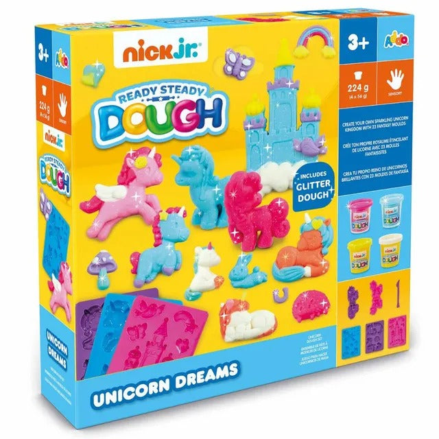 ADDO Nick Jr. Ready Steady Dough Unicorn Dreams Set โ Multicolor, 280gm