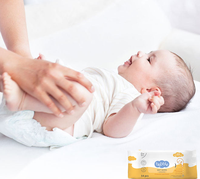 Bebble Wet Wipes With Camomile Extract (54g)