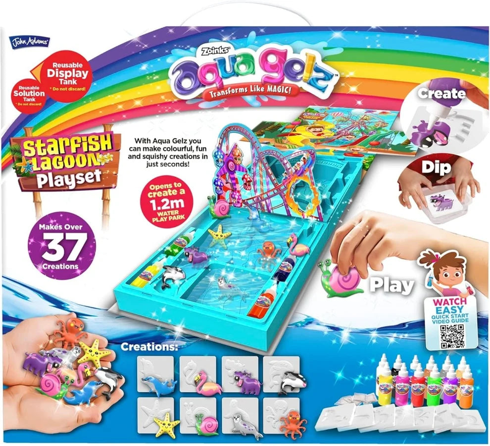 AquaGelz - Starfish Lagoon Mega Playset - 37+ Creations
