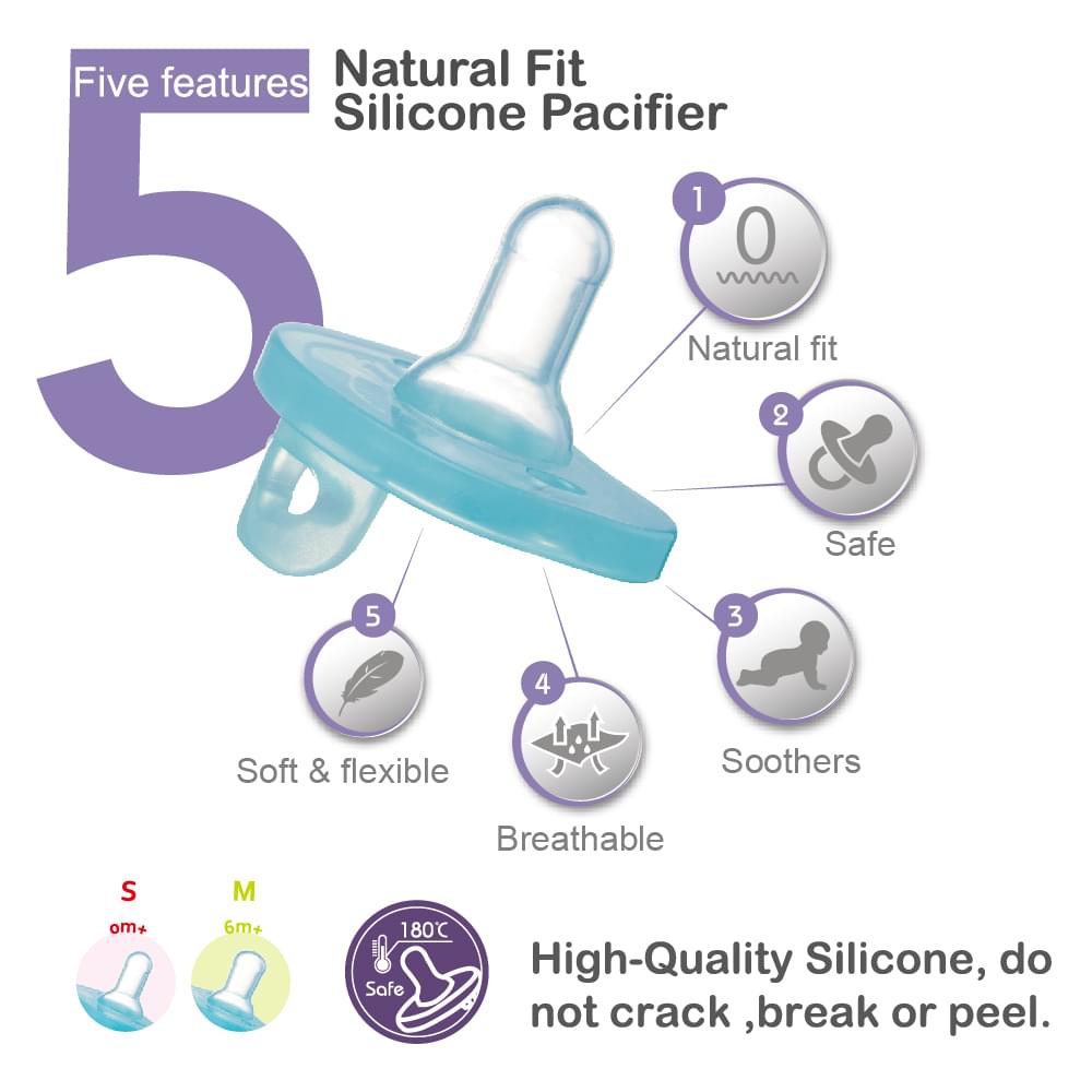 Farlin Newborn Silicone Soother Pacifier (0m+)