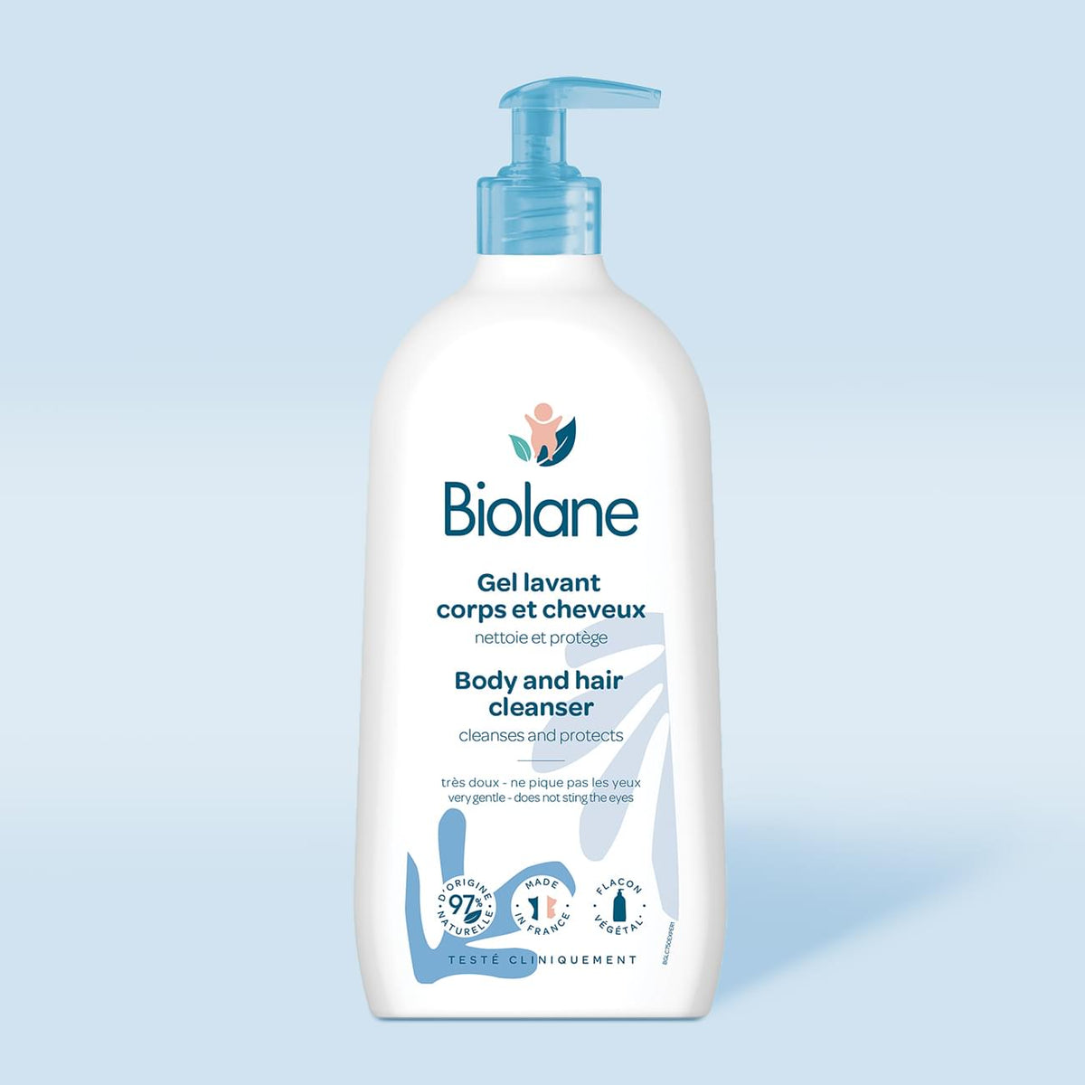 منظف لطيف للجسم والشعر من بيولان (750ml)