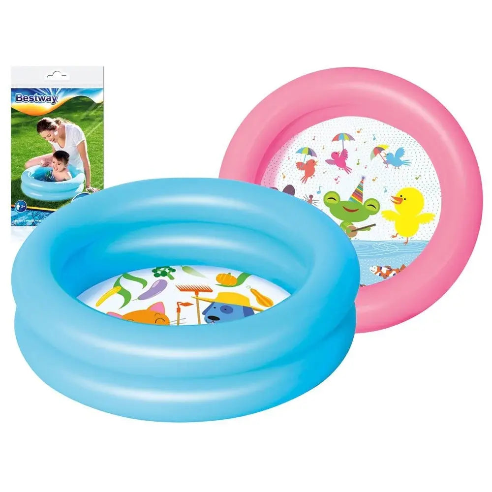 Bestway Round 2 Ring Kiddie Pool (Φ61cm x H15cm)