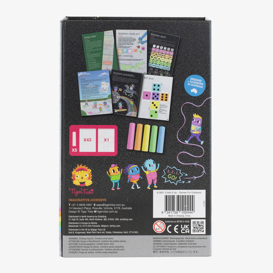 Tiger Tribe Chalk It Up Games For Outdoors