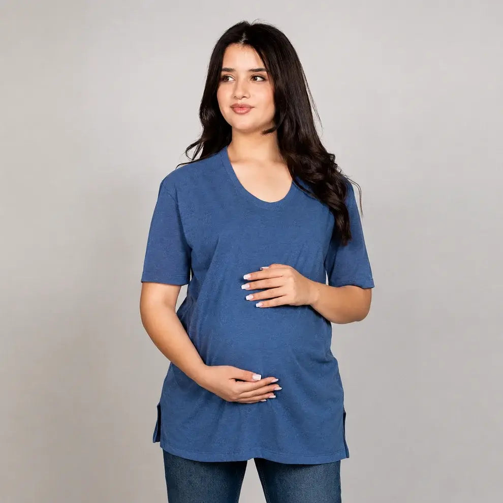 Become a Mom Meeza T-Shirt (Petrol)