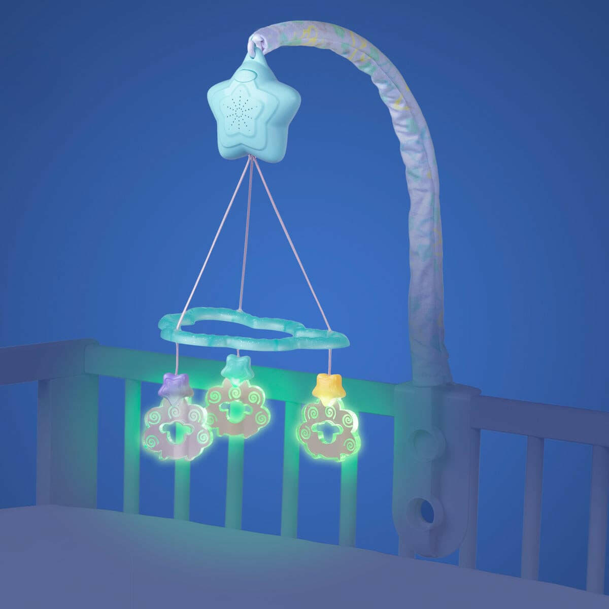 Playgro Dreamtime Soothing Light Up Mobile.