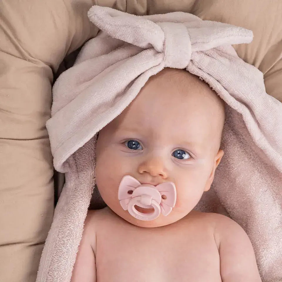 Elodie Details - Baby Hooded Towel - Powder Pink