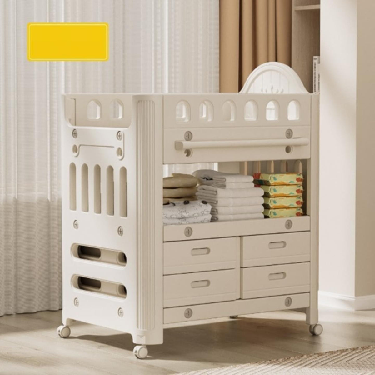 Little Angel Baby Diaper Table + 4 Drawers