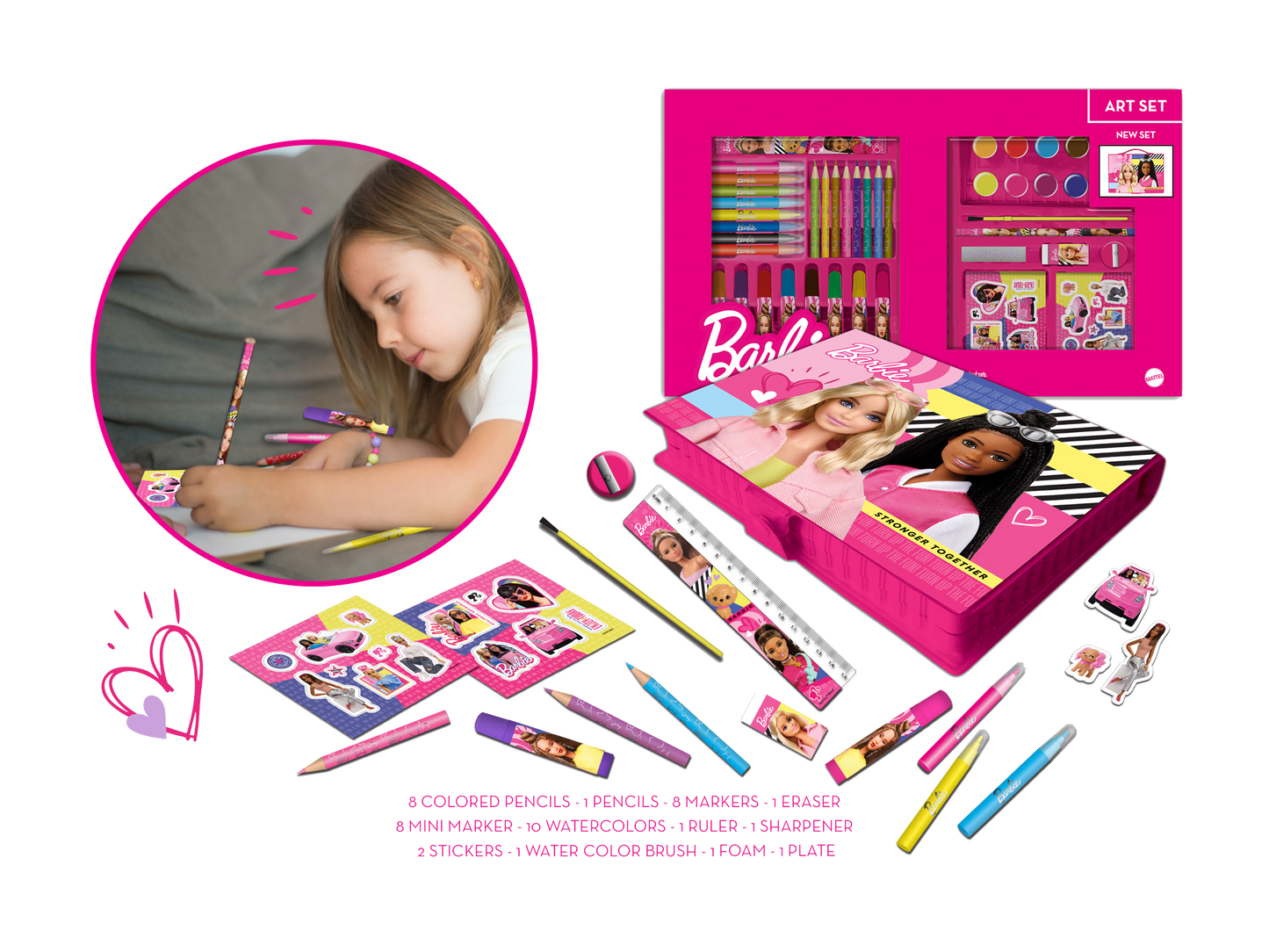Barbie Art Set