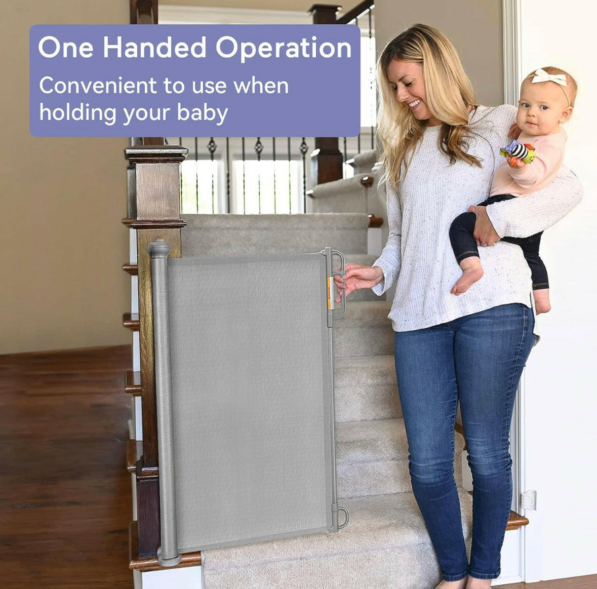Momcozy Retractable Baby Gate