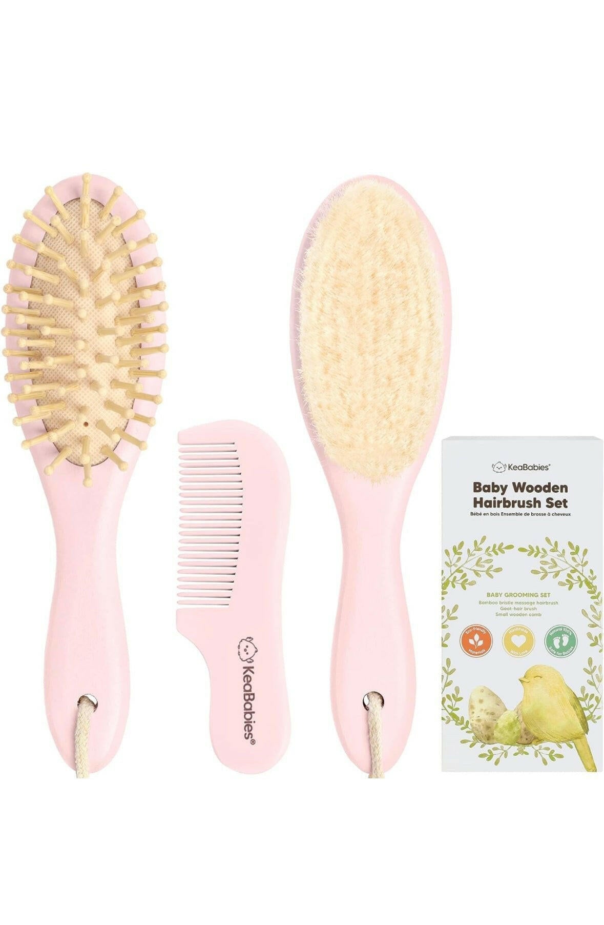 Baby Wooden Hair Care Set.