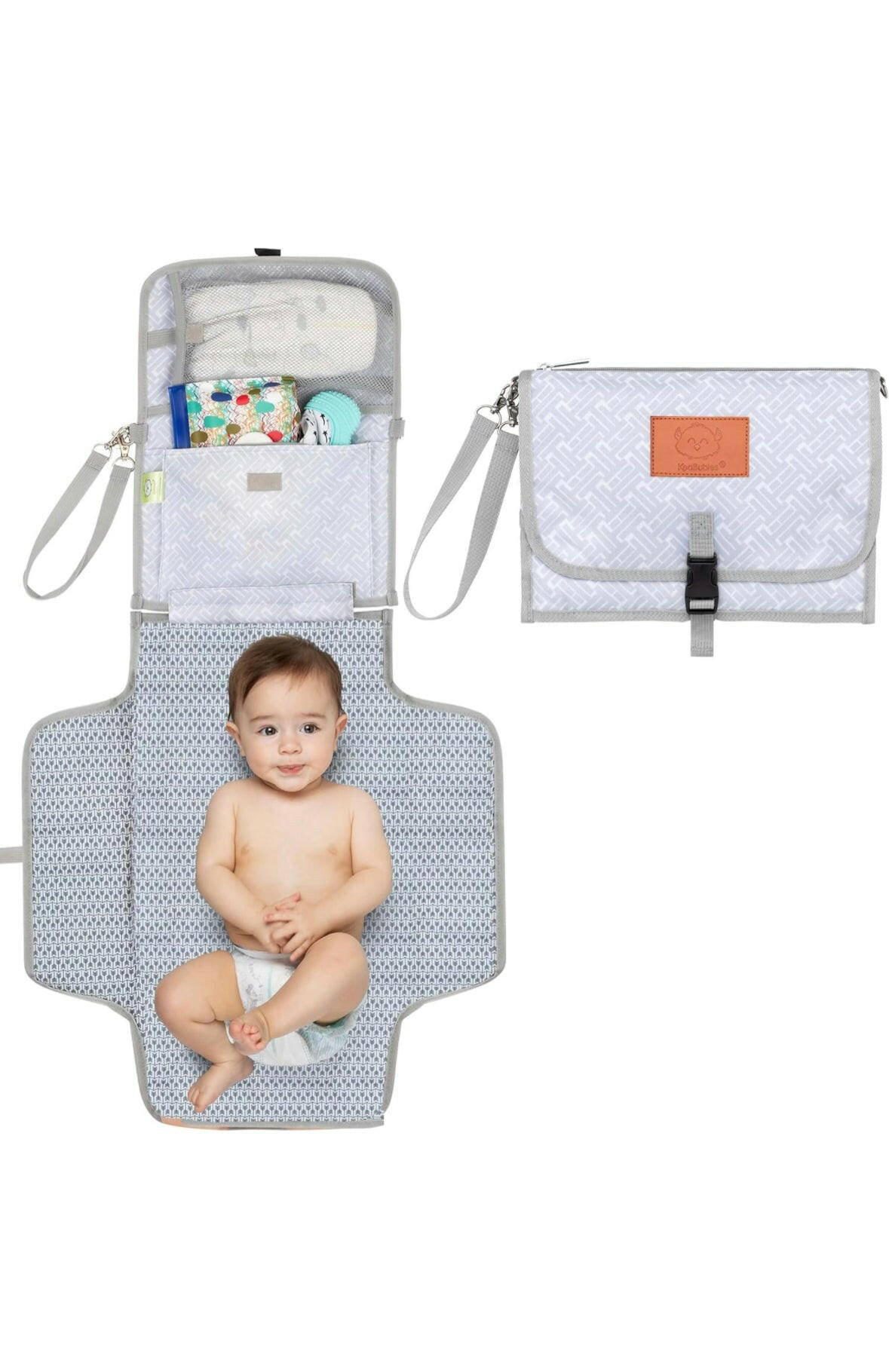 Portable Diaper Changing Pad - Waterproof Travel Changing Mat for Baby.