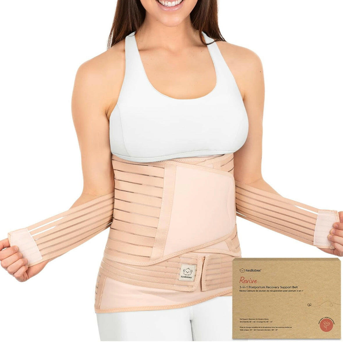 3 in 1 Postpartum Belly Support Recovery Wrap Pregnancy Band After Birth Brace