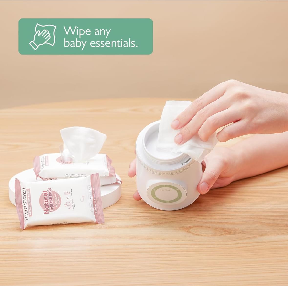 Momcozy Portable Bottle Warmer for Travel, Double Leak-Proof Travel Bottle Warmer with Fast Heating